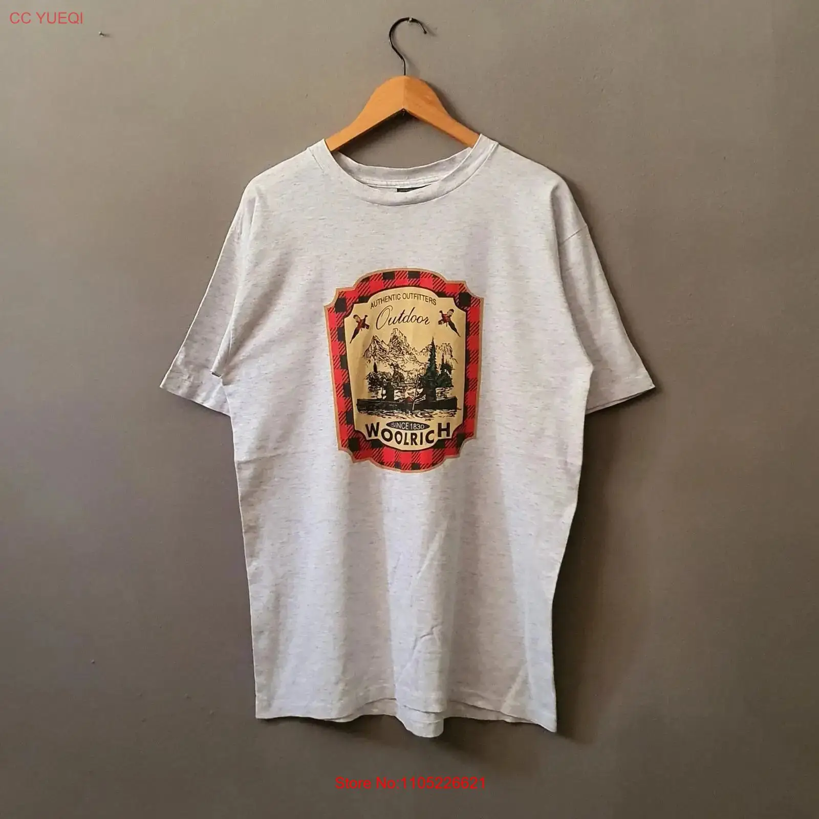 Streetwear Brand In Usa - Vintage 90s WOOLRICH Outdoor Outfitters T