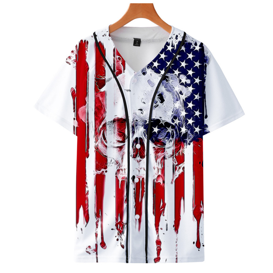 USA National Flag Skull Eagle  - مراجعة Streetwear Brand In Usa وسعره