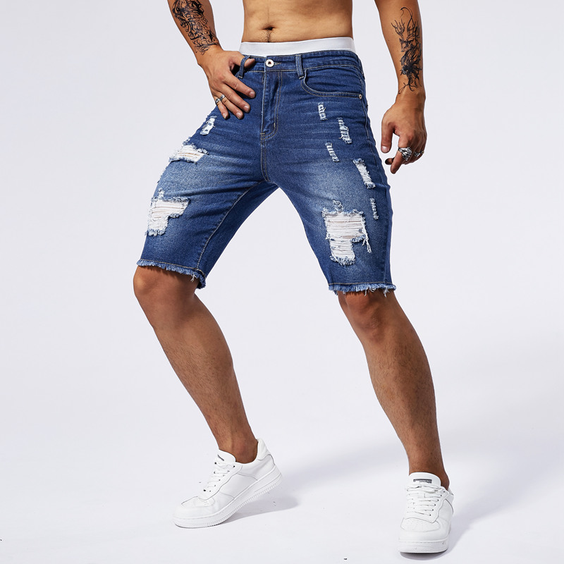 2025 Summer New Men's Ripped D - مراجعة Streetwear Brand For Men وسعره
