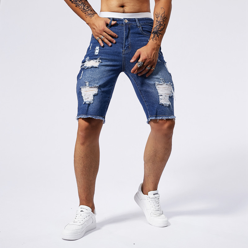 2025 Summer New Men's Ripped D - مراجعة Streetwear Brand For Men وسعره