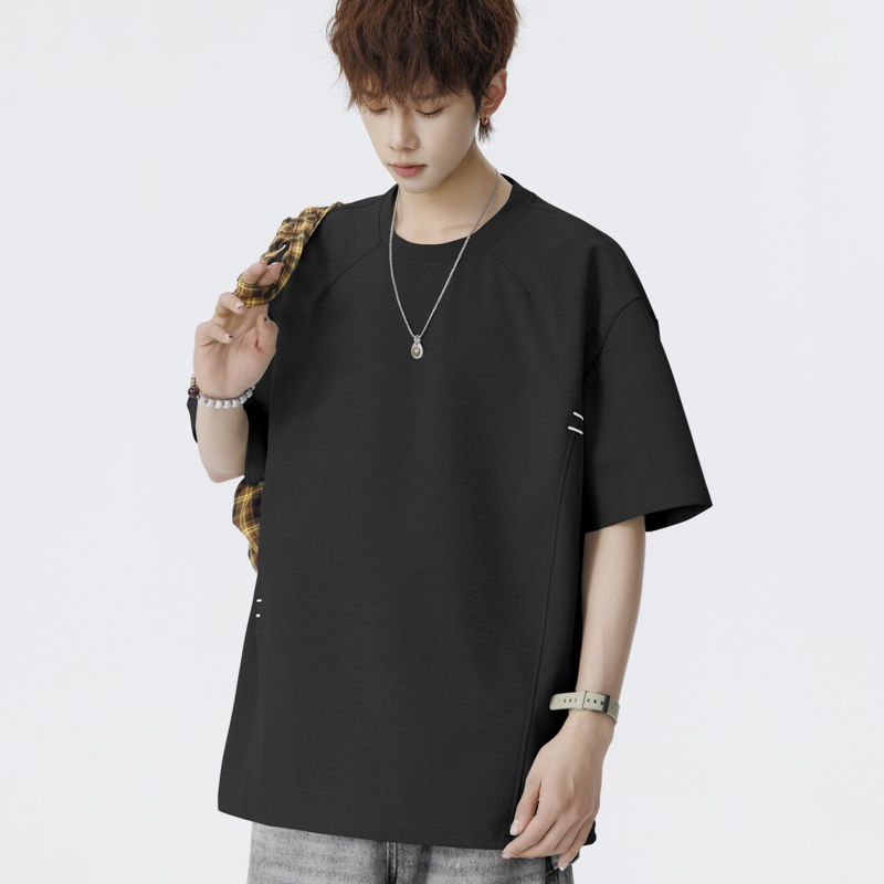 Summer Print T-shirt Men Half  - مراجعة Streetwear Brand Japan وسعره