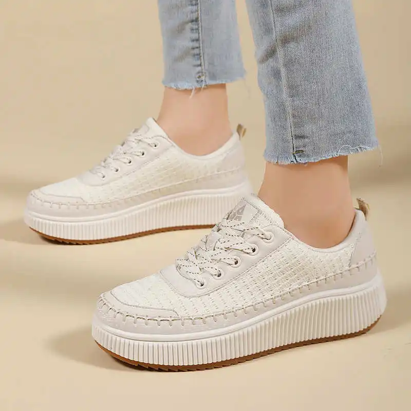 Brown Shoes Woman Flats Autumn - مراجعة Streetwear Brand Drops وسعره