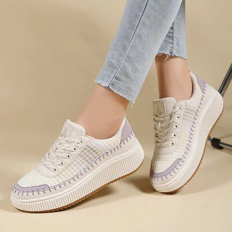 Brown Shoes Woman Flats Autumn - مراجعة Streetwear Brand Drops وسعره