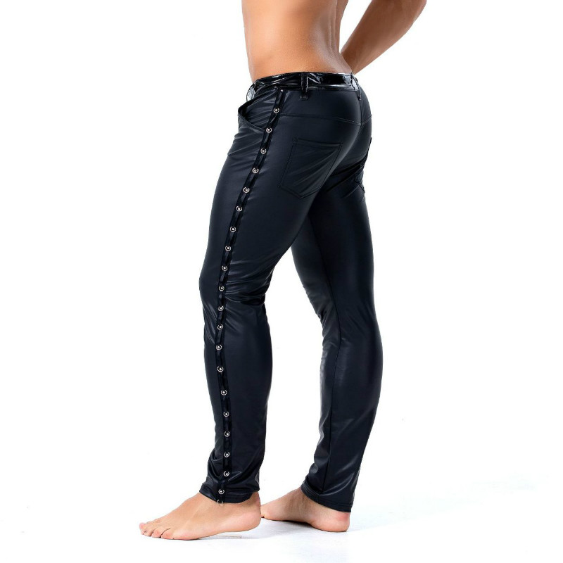 S-XXL Brand Men Leather Rivet  - مراجعة Streetwear Brand For Men وسعره