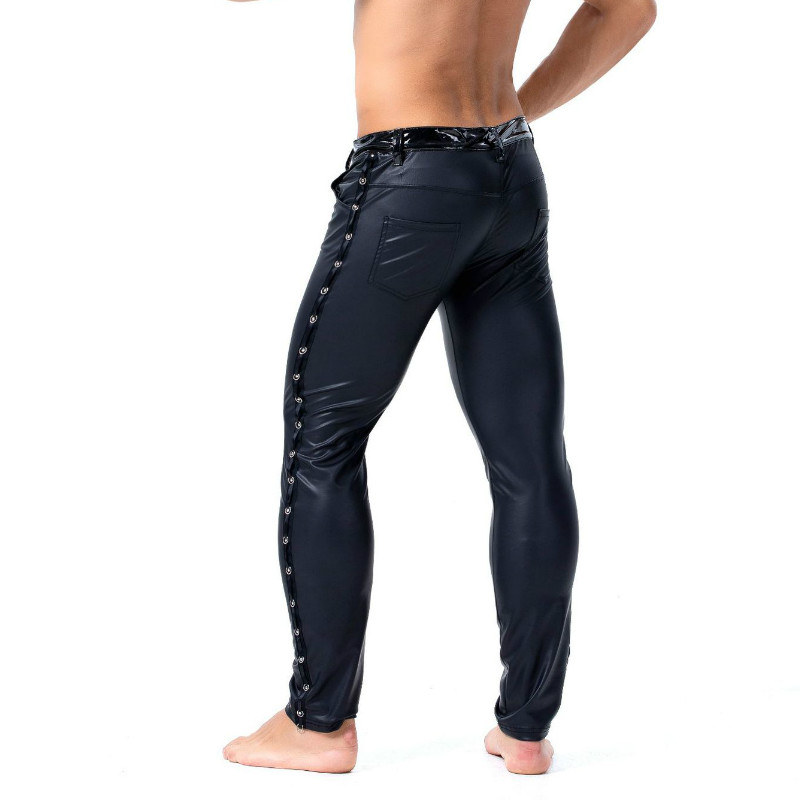 S-XXL Brand Men Leather Rivet  - مراجعة Streetwear Brand For Men وسعره