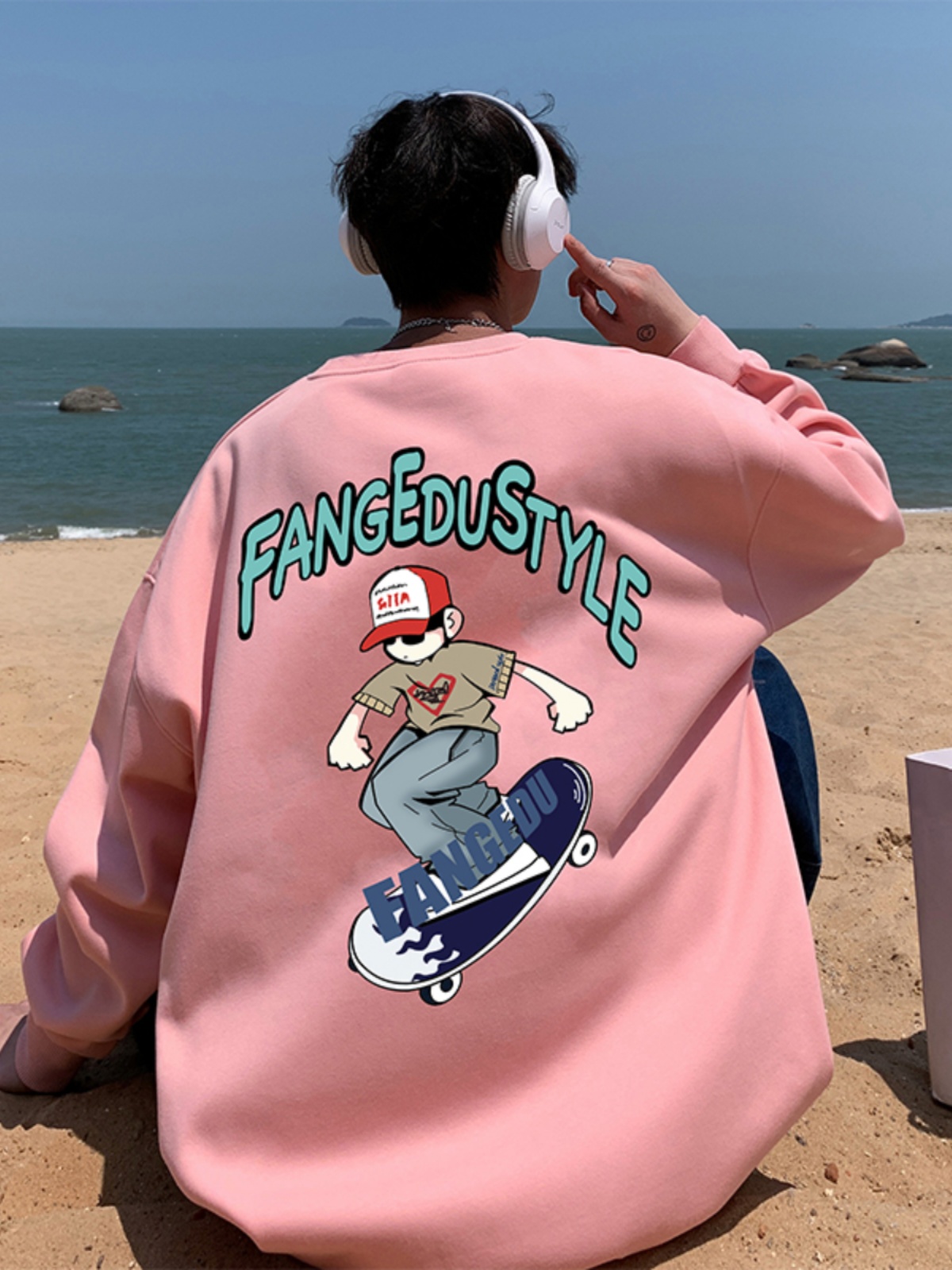 Pink West Coast Oversize Hoodi - مراجعة Streetwear Brand Drops وسعره