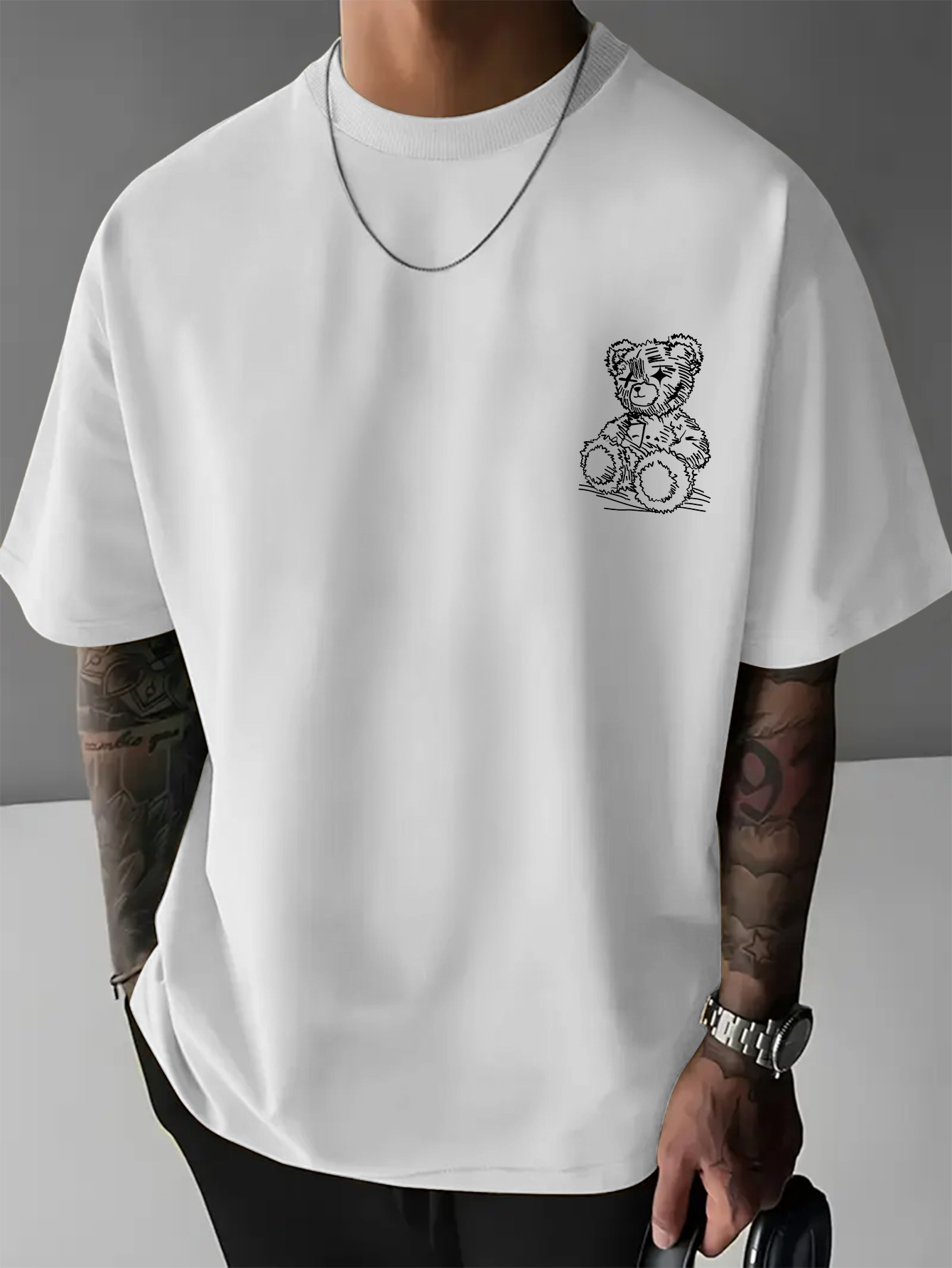 Men's Oversized Streetwear T-s - مراجعة Streetwear Brand Quotes وسعره
