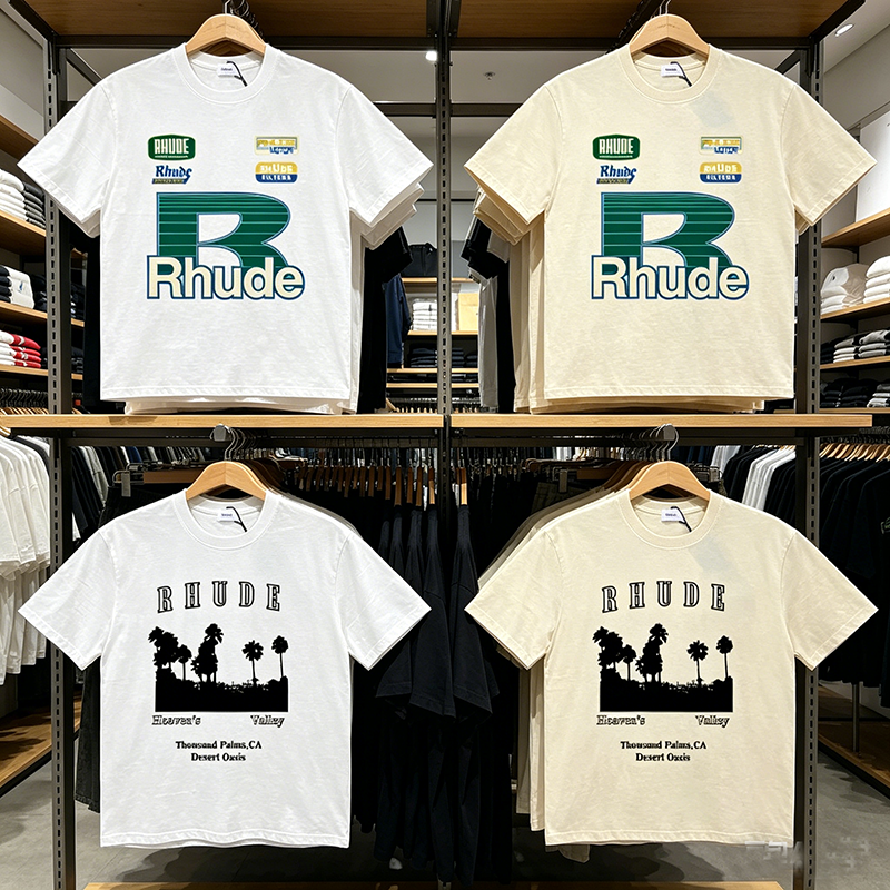Streetwear Brand Rhude T-shirt - مراجعة Streetwear Brands Logo وسعره