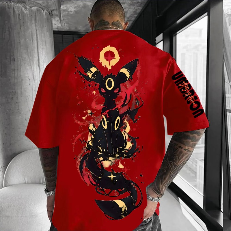 Pokémon Co-branded Print T-shi - مراجعة Streetwear Brand Japan وسعره