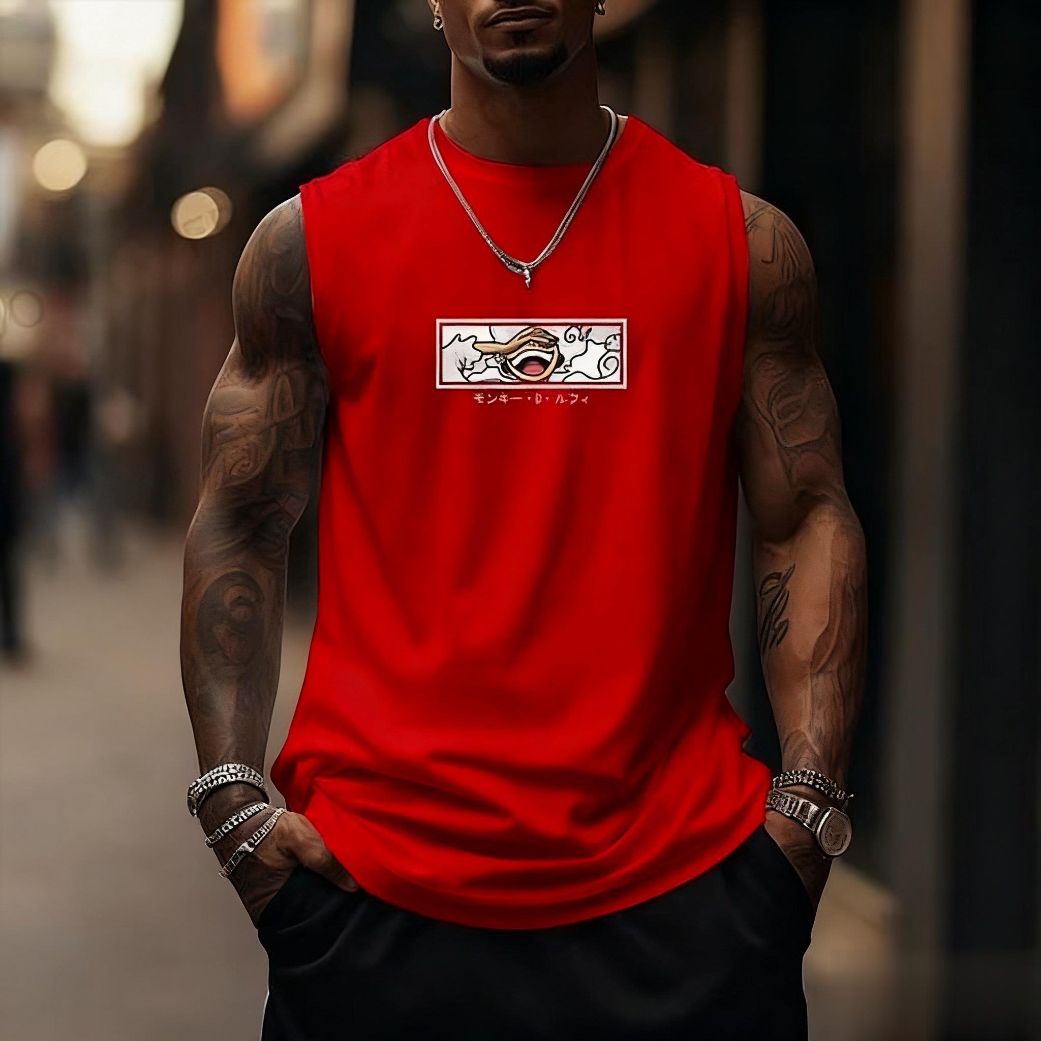 One Piece Luffy Gear 5 Tank To - مراجعة Streetwear Brand Japan وسعره