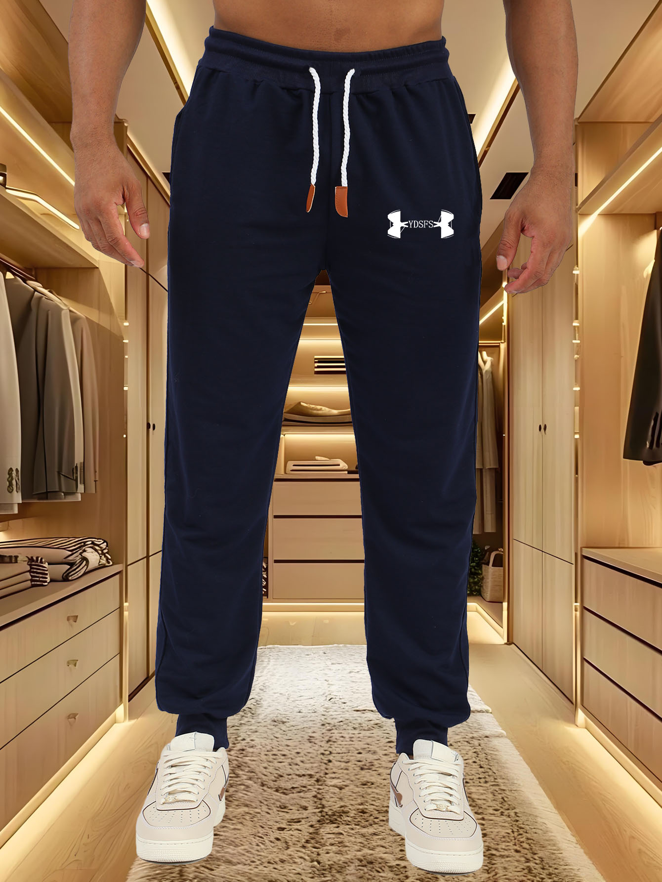 Men Jogger Pants Sport Brand L - مراجعة Streetwear Brands Logo وسعره